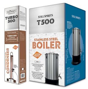 Still Spirits T500 Equipment Kit Copper Condenser and Stainless Steel Boiler 