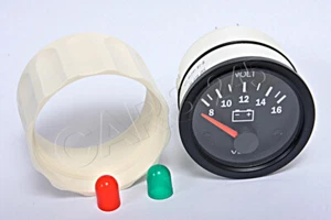 VDO Voltmeter GAUGE 8-16V 52mm 12V 332-010-001K - Picture 1 of 2