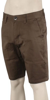 Volcom Frickin Modern Stretch Walk Shorts - Mushroom - New - Image 1 of 2