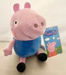 Brand New Peppa Pig 8” GEORGE Pig Plush Stuffed Toy Factory Nick Jr. NWT - Picture 1 of 4