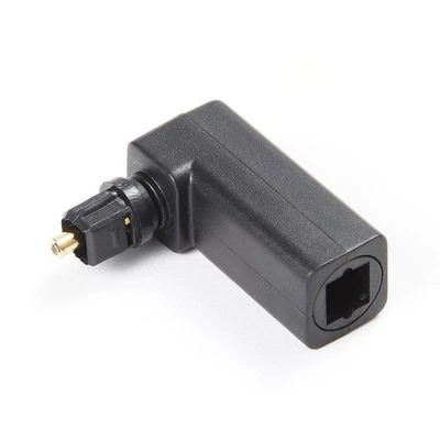 1Pcs Toslink 90 Degree Optical Audio Cable Adapter Male to Female Right9309 - Image 1 of 4