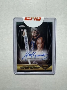 2025 Topps Chrome WWE Hall Of Fame Insc Hollywood Hulk Hogan /150 Auto Autograph - Picture 1 of 2