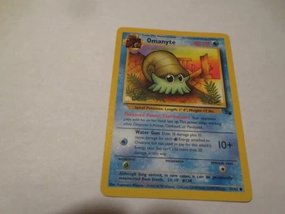 OMANYTE # 52/62  NON HOLO POKEMON CARD - Image 1 of 2