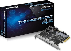 ASRock Thunderbolt 4 AIC R2.0 Extension Board Intel 500 Series Mainboard Neu - Bild 1 von 4