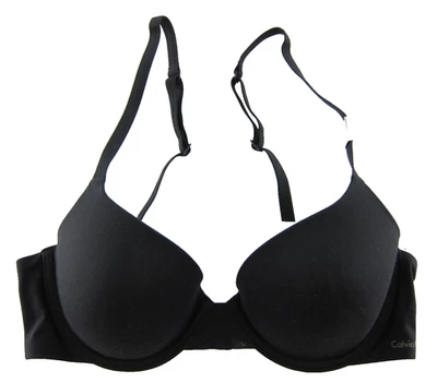 Calvin Klein Black Perfectly Fit Lightly Lined Full Coverage Underwire Bra 32B - Image 1 of 4