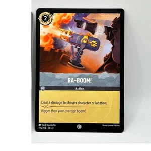 Disney Lorcana TCG Into The Inklands - Ba-Boom! - 196/204 - Picture 1 of 1