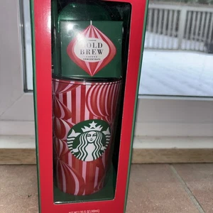 Starbucks Christmas Code Mug Tumbler Tasse & Kaffee Cold Brew Set NEU Holiday Set - Bild 1 von 6