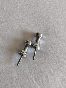 2 Handtuch Haken edelstahl Halter Aufhängung guter Zustand - Bild 1 von 5