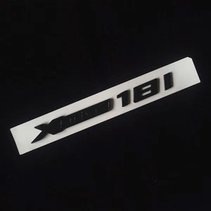 1x Glossy Black XDrive 18i Plastic Badge Sticker Emblem Decal 3D Luxury SUV Auto - Picture 1 of 17