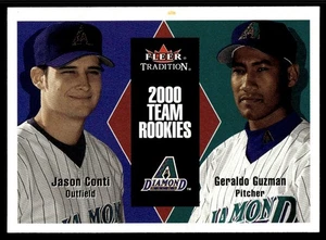 2000 Fleer Tradition Update Jason Conti/Geraldo Guzman Rookie Arizona - Picture 1 of 2