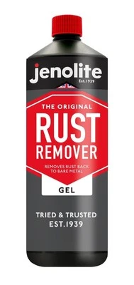 Jenolite Concentrated Rust Remover Gel Back 2 Bare Metal Surface Fast Acting 1kg