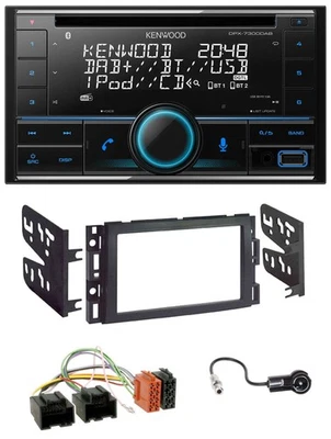 Kenwood CD 2DIN DAB USB MP3 Bluetooth Autoradio für Chevrolet Equinox Impala Mon - Bild 1 von 4