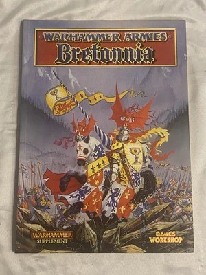 Warhammer Fantasy Bretonnia Army Book Codex 1996 Old World Games Workshop - Good - Image 1 of 4