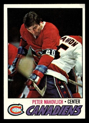 1977-78 Topps #205 Pete Mahovlich Near Mint+ ID:477015 - Image 1 of 2