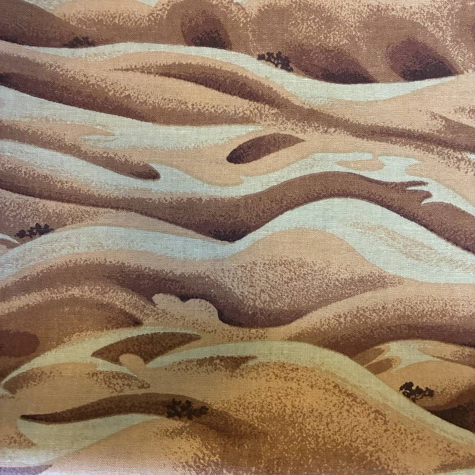 1 yd - Springs Industries Quilt Cotton Fabric Dunes Vtg 36"x45" - Image 1 of 4
