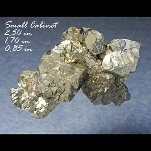 MODIFIED PYRITE MISSOURI MINERALS CRYSTALS-THN - Picture 1 of 1