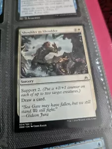 Shoulder To Shoulder Magic The Gathering Battlebond MTG White - Picture 1 of 1
