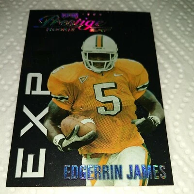 Edgerrin James 1999 Prestige EXP Rookie #EX37 Miami Hurricanes Colts *1291/3250* - Image 1 of 2