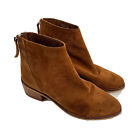 Steve Madden Legally Brown Suede Ankle Boots Sz 7.5
