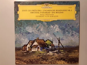 Liszt Smetana Berliner Philharmoniker Karajan Préludes Ung.Rhapsodie Nr.2 Moldau - Imagen 1 de 4