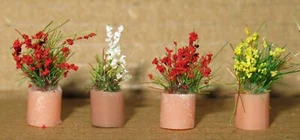 Potted plants (10) - OO Gauge/1:76 scale - Ready to place - Picture 1 of 9