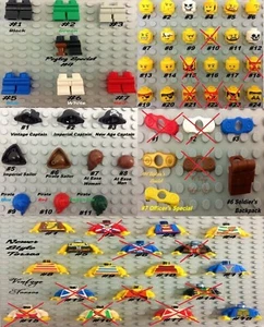 LEGO {COSTRUISCI LA TUA MINIFIGURE PIRATA VINTAGE / SOLDATO IMPERIALE!} LEGGERE DESC. 1 - Foto 1 di 6