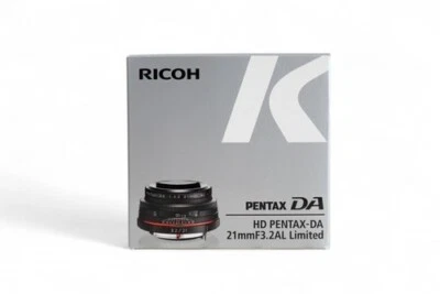 HD PENTAX DA 21mm F3.2 AL Limited Manual Lens Black K-Mount Pentax-DA Camera - Image 1 of 4