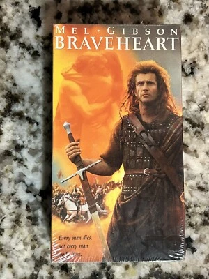 1995 BRAVEHEART  Mel Gibson VHS Movie 2 Tape Set Factory Sealed - Image 1 of 3