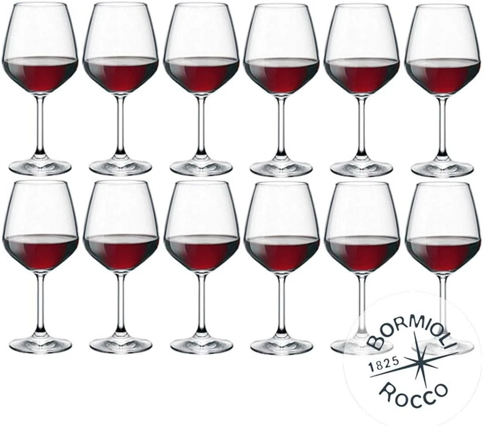 Bormioli  Divino Rocco Set di 12 Calici Vino Rosso
