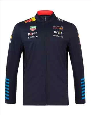 RedBull Racing F1 2024 Team Softshell Jacket- Navy - Small - Officially licensed - Image 1 of 4