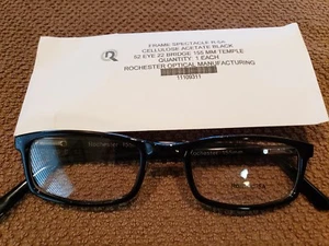 ROMCO R 5A, Military eyeglass frames Black 52 22 155 NEW  - Picture 1 of 4