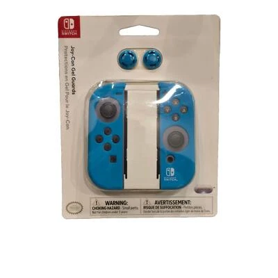 New Nintendo Switch JOY CON GEL Guards TEAL BLUE No Slip Gaming Accessory - Image 1 of 2