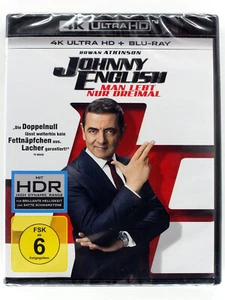Johnny English: Man lebt nur dreimal - 4k + Blu-ray Rowan Atkinson, E. Thompson - Picture 1 of 1