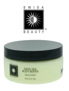 Swisa Beauty Totes Meer Körperbutter großartig als Hautfeuchtigkeitscreme nach hellbraunem Salon - Bild 1 von 2