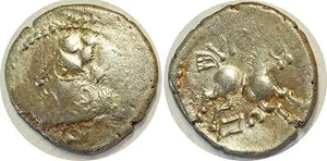  ÉDUENS (BIBRACTE, région du Mont-BeuvrAy) Denier DOVBNO  LT.4886 - Picture 1 of 1