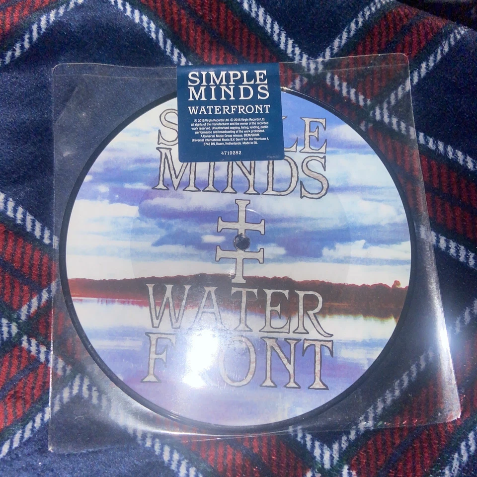 RSD Simple Minds 7" Picture Vinyl Waterfront Record Store Day 2015 New SEALED - Image 1 of 4