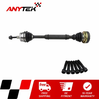 Front Right CV Axle Shaft for 1998-2000 Audi A4 VW Passat 1.8L w/ Manual Trans. - Изображение 1 из 4