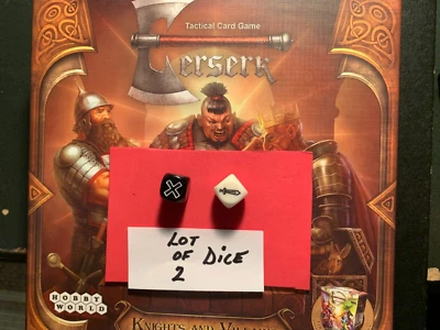 DICE Knights And Villains  LOT OF 2  Hobby World 2013 Game Replacement FREE SHIP - Image 1 of 4