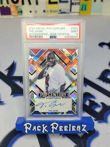 PSA 9 2022 LEAF METAL POP CENTURY RWB CRYSTAL PRIZM THE GAME AUTO CARD #3/3 POP1 - Picture 1 of 2