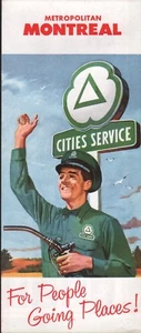 1961 Cities Service Road Map: Metropolitan Montreal NOS - Picture 1 of 1