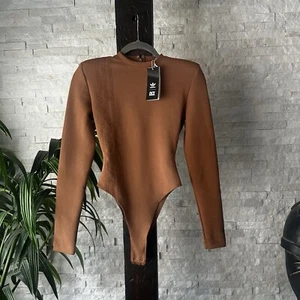 Body Adidas Ivy Park 3 righe marrone selvaggio taglia XS nuovo con etichette - Foto 1 di 9