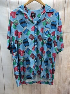 Brain Dead Button Shirt Soda Cans Mens Large - Picture 1 of 4