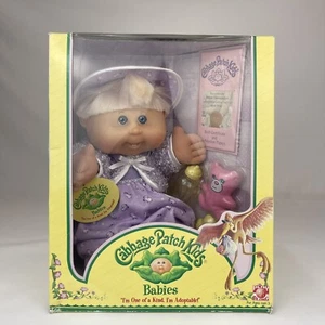 Cabbage Patch Kids Babies Annie Gwendolyn Blond Silk Hair Blue Eyes Doll 11100 - Picture 1 of 11
