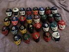 NHL Mini Goalie Masks Lot of 29 Plastic 2" Helmets 1 Missing From Set Hockey