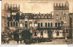 sl 080 1930 CAPODISTRIA KOPER(Slovenia) Palazzo Pretorio - viagg - FP Ed.Tommasi - Imagen 1 de 1
