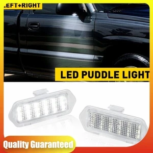 2X Left & Right LED Side Mirror Puddle Lights White For 2003-2006 GMC Yukon - Picture 1 of 11