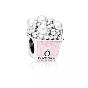 Authentic Retired Pandora Delicious Popcorn Pearl Charm 797213EN160 - Picture 1 of 2