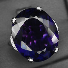 Stunning Color Change Sapphire Oval 925 Sterling Silver Handmade Engagement Ring