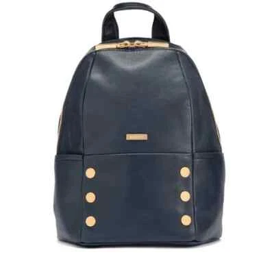 Hammitt охотник средний рюкзак темно-синий приливы шагреневой кожи золото молнии сумка новый - Изображение 1 из 4