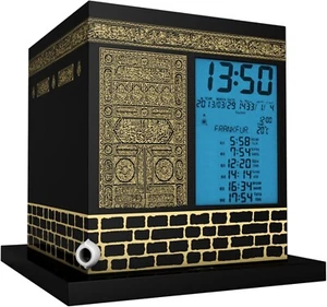 Mirac Kaaba Azan Gebet Namaz Uhr, islamische Tisch Adhaan Erinnerung | GESCHENK | SCHNELL - Bild 1 von 4